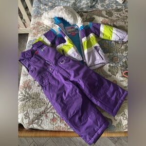32 degrees toddler girl snowsuit and jacket set